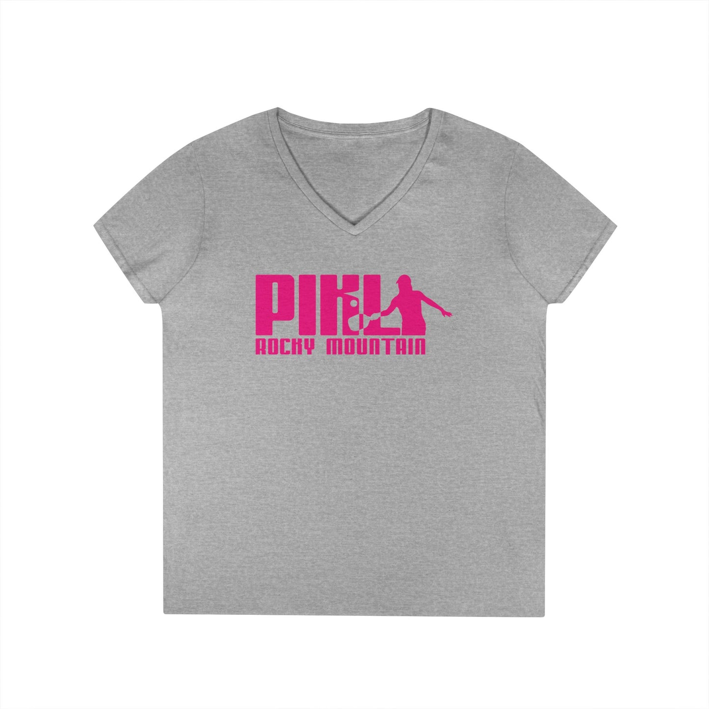 Ladies' V-Neck (Semi -Fitted) T-Shirt