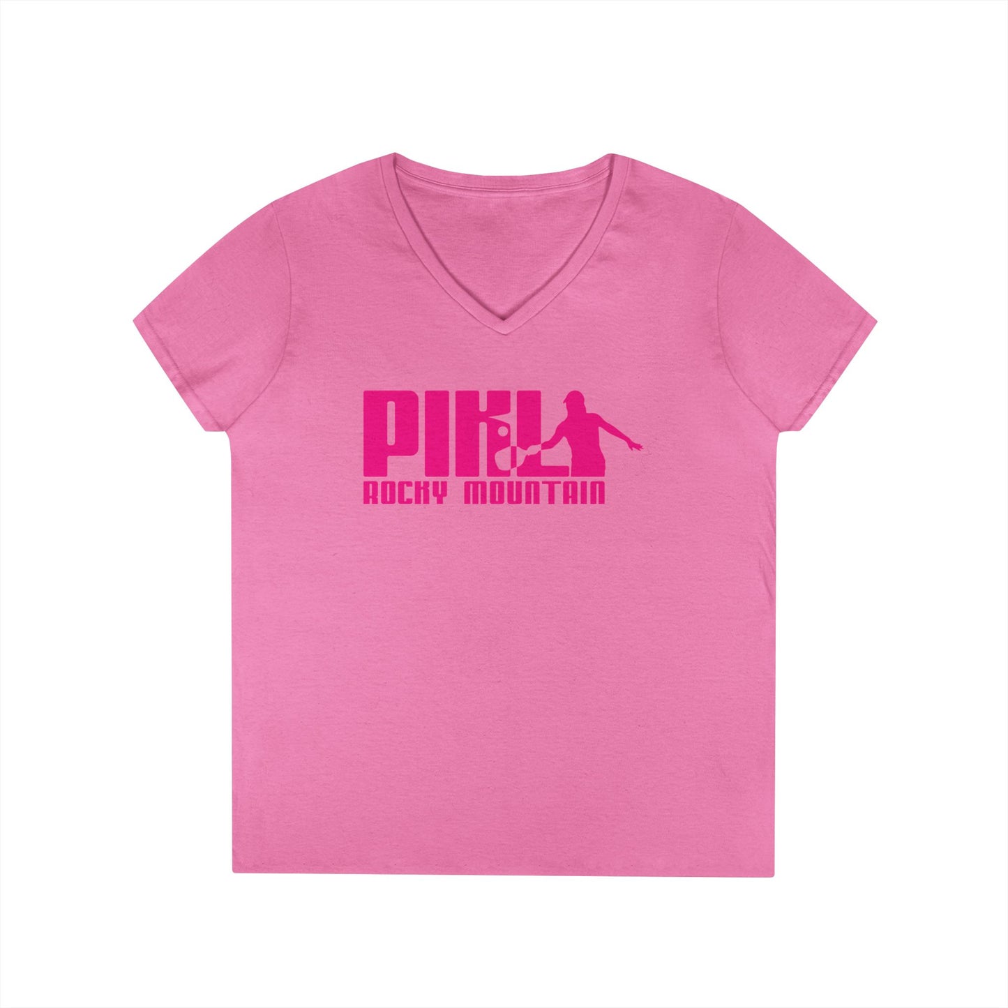 Ladies' V-Neck (Semi -Fitted) T-Shirt