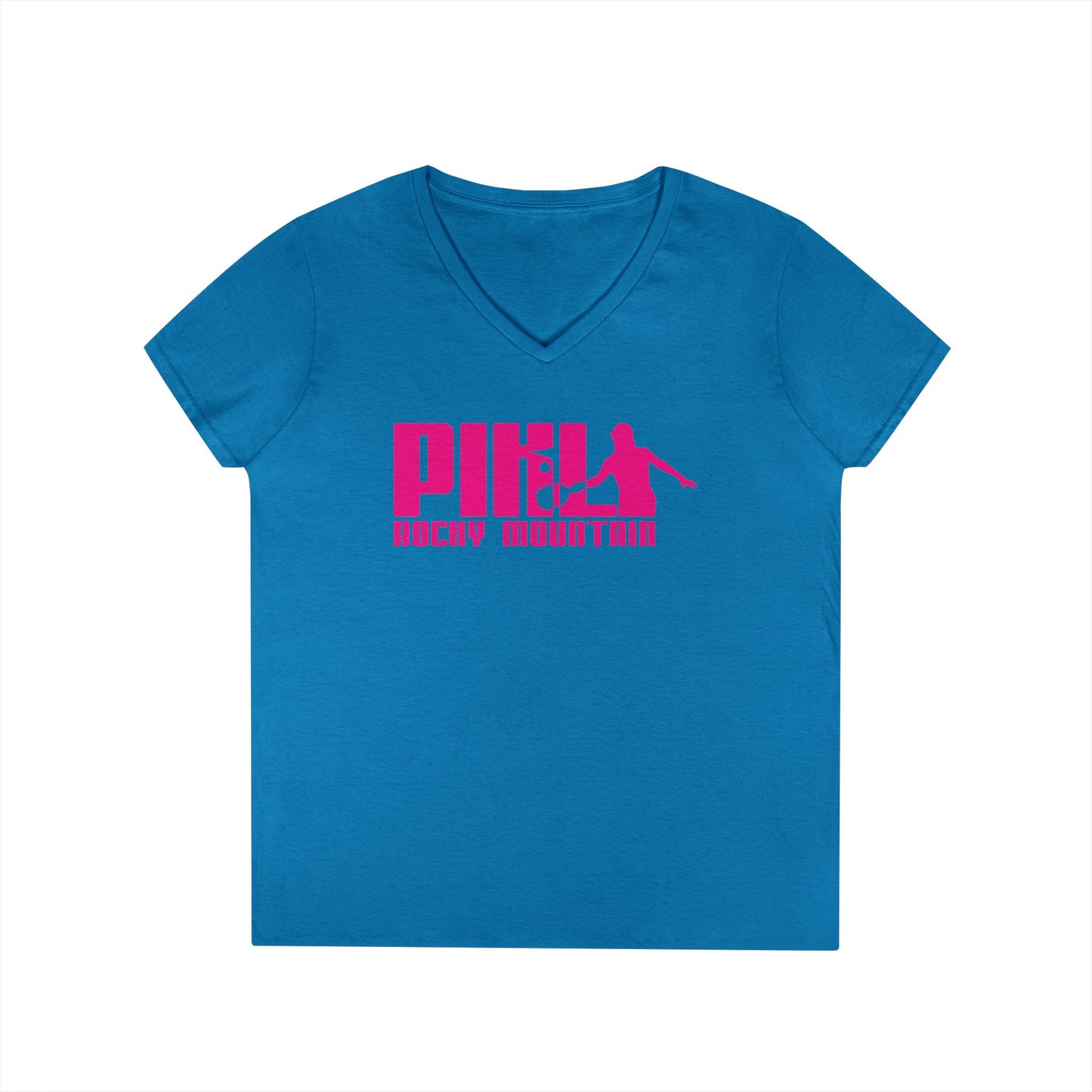 Ladies' V-Neck (Semi -Fitted) T-Shirt