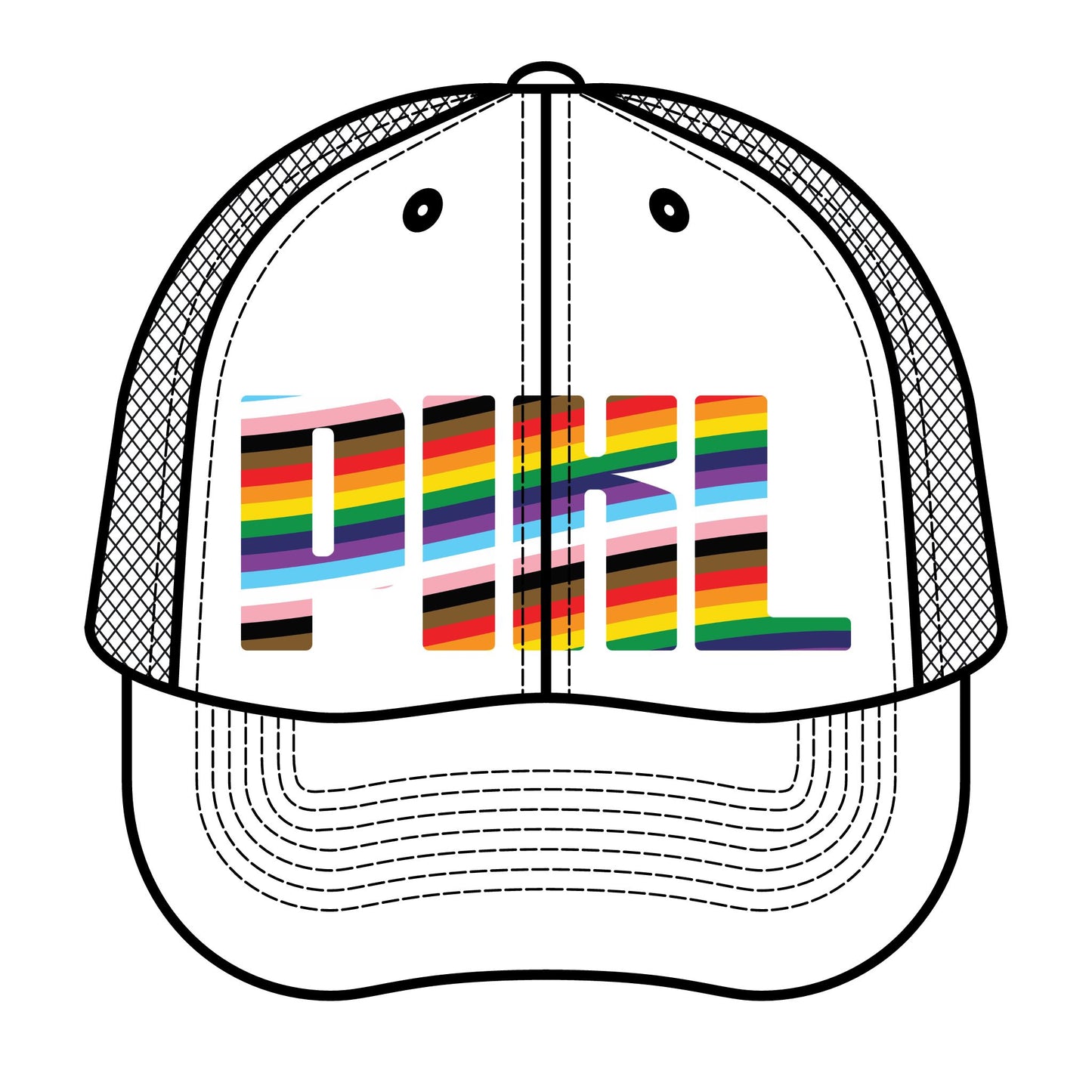 OPTION #8: PIKL PRIDE Trucker Retro Hat