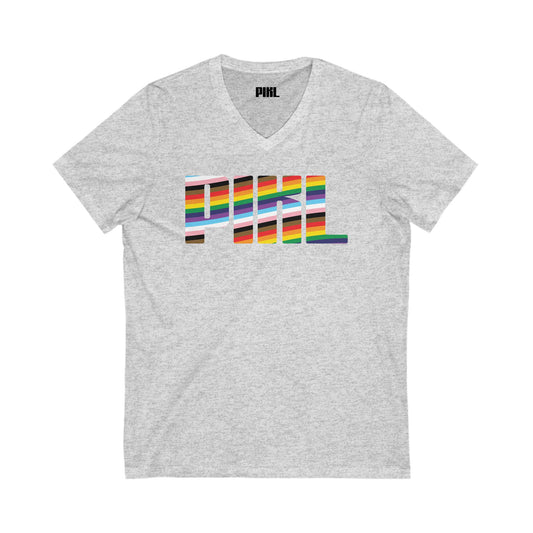 Colorado PIKL Pride Unisex Jersey Short Sleeve V-Neck Tee