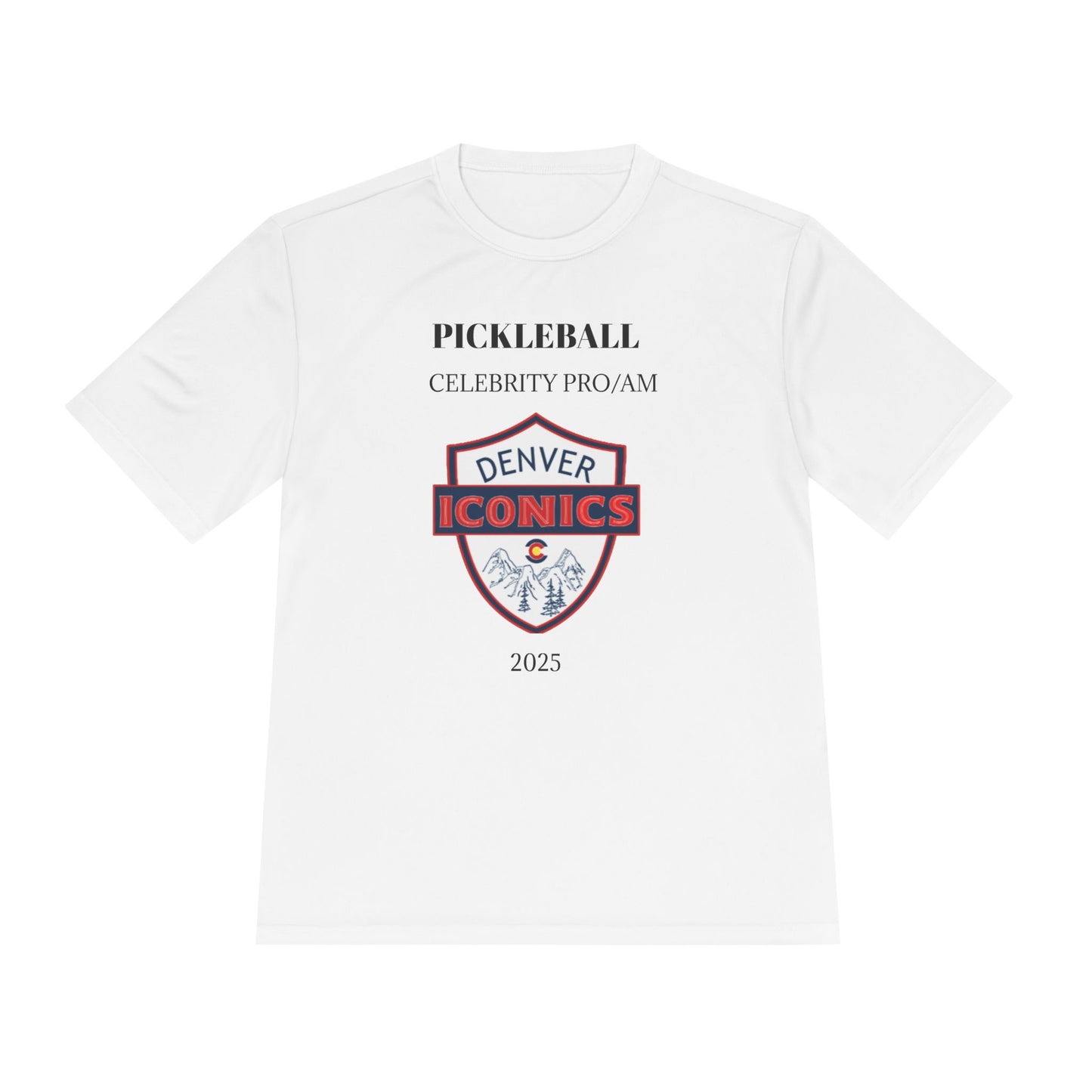 Denver Iconics Celebrity Pro/Am Unisex Moisture Wicking Tee