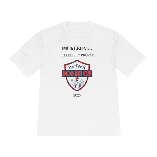 Denver Iconics Celebrity Pro/Am Unisex Moisture Wicking Tee