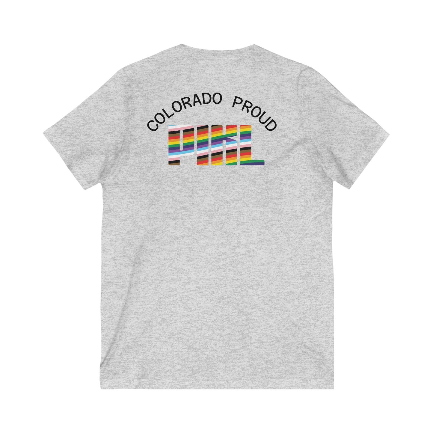Colorado PIKL Pride Unisex Jersey Short Sleeve V-Neck Tee