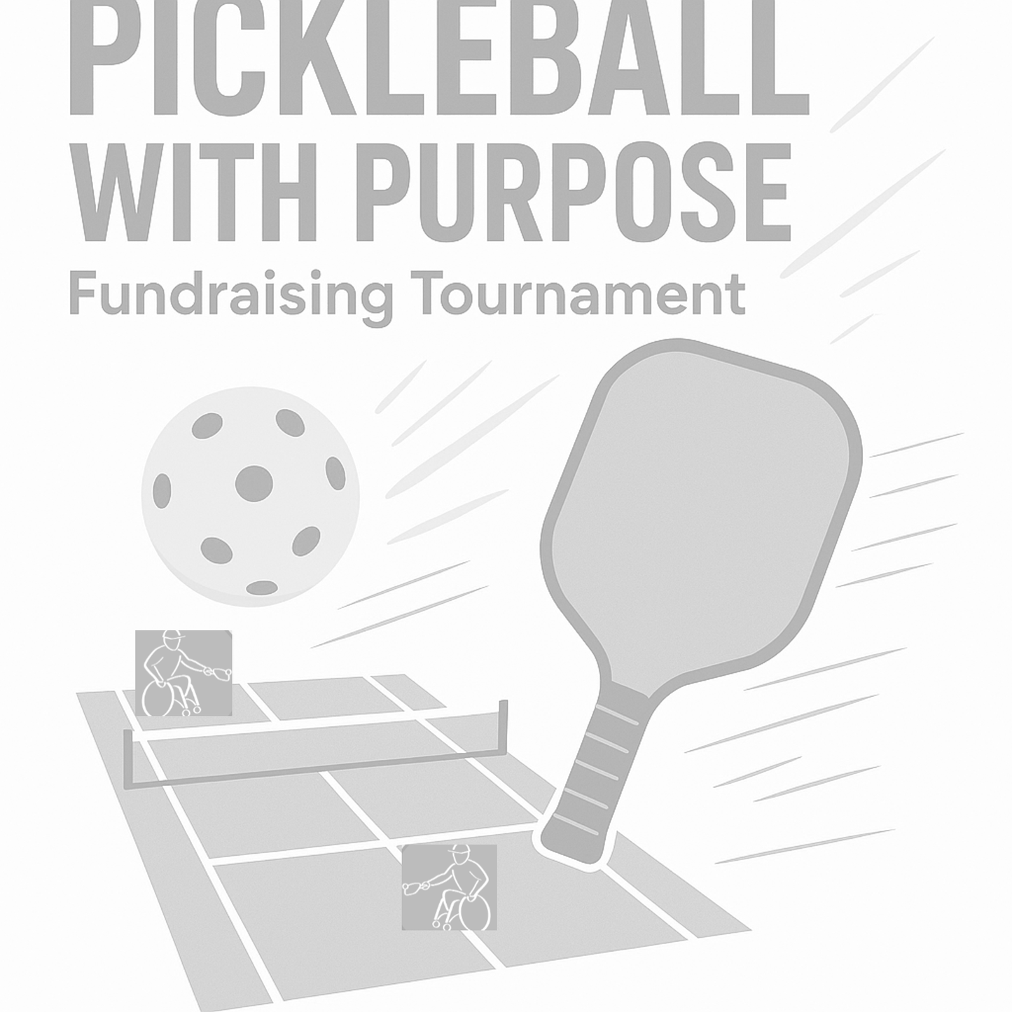 COURT SPONSOR Pickleball Tournament supporting Adaptive Sports for All!